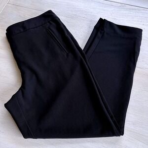 Karl Lagerfeld Paris Black Dress Pants Women's Size 12 Button Details Career